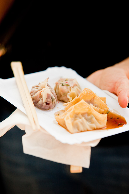 A spomínané Dim Sum v detaile - vepřové, hovězí, veggie. Bohužiaľ viac sa nám už poobede neušlo