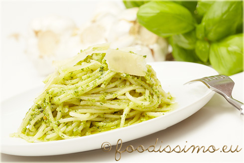 Hotové pesto na spaghetti