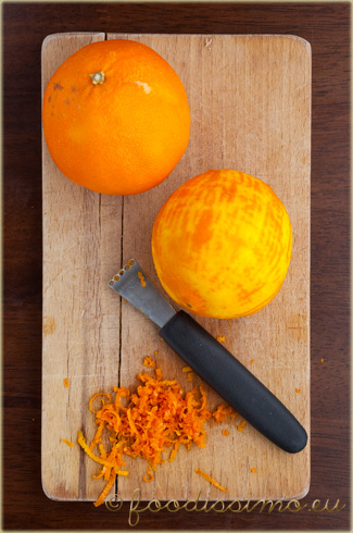 Čerstvá kôra z pomaranča - done