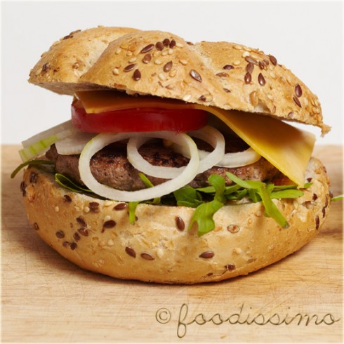 Home-made hamburger